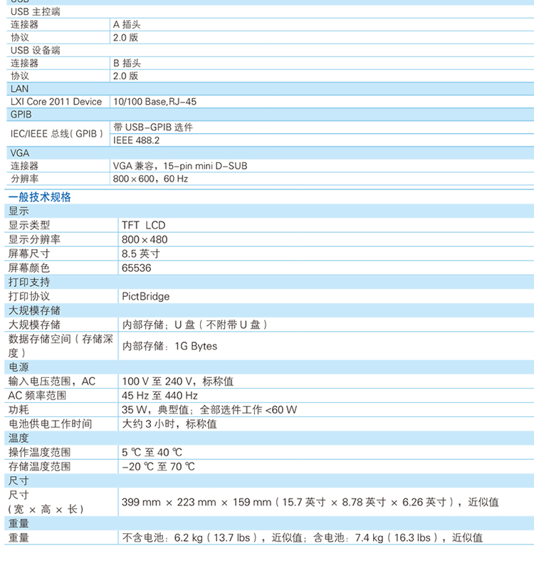 DSA1030 經(jīng)濟型頻譜分析儀(圖7)