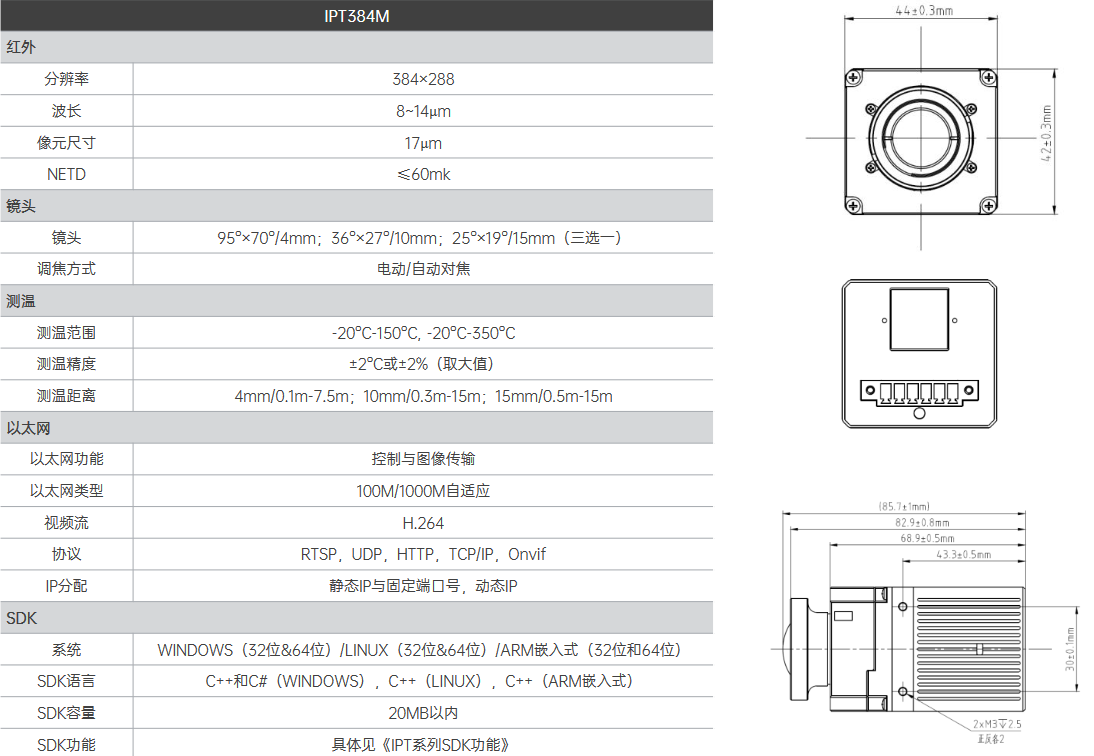 IPT384M 迷你網(wǎng)絡(luò)型測溫機(jī)芯(圖1)