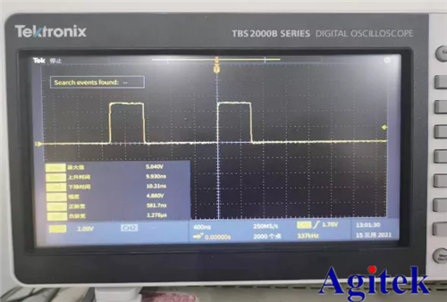 泰克示波器TBS2102B在輻射檢測模塊測試的應用(圖4)