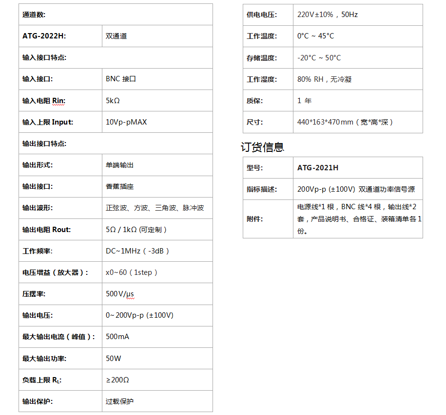 ATG-2022H功率信號源(圖1)